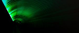 Preview wallpaper tunnel, dark, backlight, green
