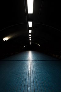 Preview wallpaper tunnel, dark, lighting, lights