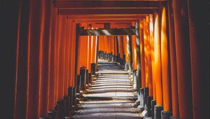 Preview wallpaper tunnel, dark, path, passage