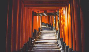 Preview wallpaper tunnel, dark, path, passage