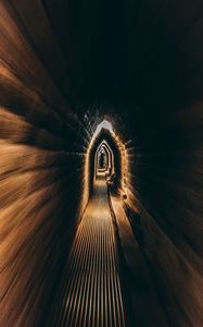 Preview wallpaper tunnel, dark, underground, backlight