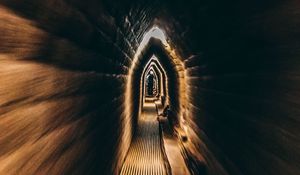 Preview wallpaper tunnel, dark, underground, backlight