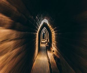 Preview wallpaper tunnel, dark, underground, backlight