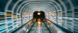 Preview wallpaper tunnel, distortion, glare, neon