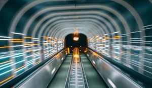 Preview wallpaper tunnel, distortion, glare, neon