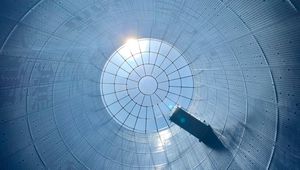 Preview wallpaper tunnel, dome, light, building, architecture