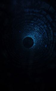 Preview wallpaper tunnel, immersion, dark, circle