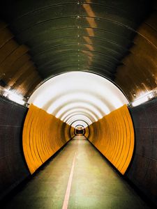 Preview wallpaper tunnel, light, backlight, perspective