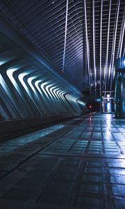 Preview wallpaper tunnel, metro, platform