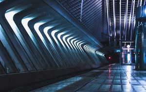 Preview wallpaper tunnel, metro, platform