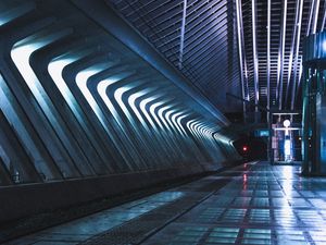 Preview wallpaper tunnel, metro, platform