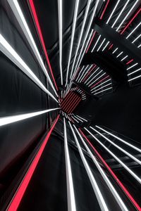 Preview wallpaper tunnel, neon, lines, light, backlight