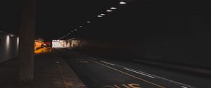 Preview wallpaper tunnel, road, exit, dark