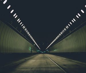 Preview wallpaper tunnel, road, lighting, perspective