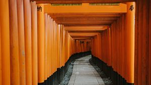 Preview wallpaper tunnel, road, perspective, winding