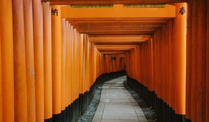 Preview wallpaper tunnel, road, perspective, winding