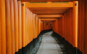 Preview wallpaper tunnel, road, perspective, winding