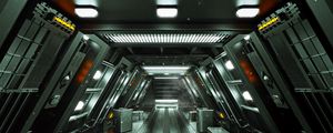 Preview wallpaper tunnel, sci fi, station