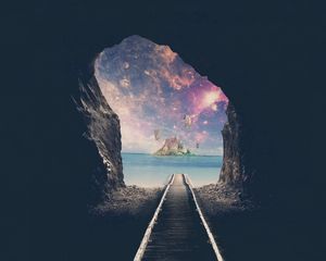 Preview wallpaper tunnel, space, road, cave