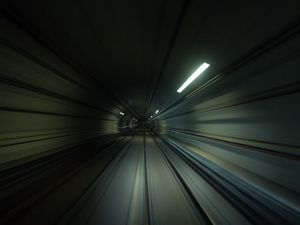 Preview wallpaper tunnel, speed, movement, dark, deepening