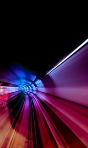 Preview wallpaper tunnel, turn, backlight, movement