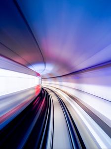Preview wallpaper tunnel, turn, speed, blur