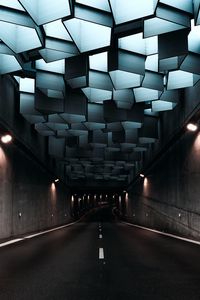Preview wallpaper tunnel, turn, underground, architecture, copenhagen, denmark