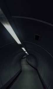 Preview wallpaper tunnel, underground, dark, lighting, building