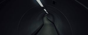 Preview wallpaper tunnel, underground, dark, lighting, building