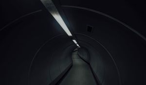 Preview wallpaper tunnel, underground, dark, lighting, building