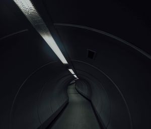 Preview wallpaper tunnel, underground, dark, lighting, building
