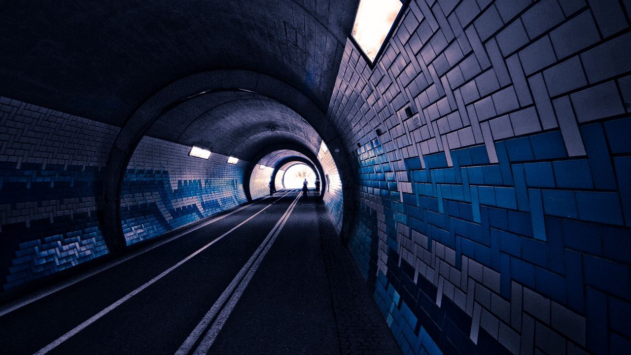 Wallpaper tunnel, underground, subway, city, railway