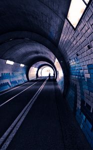 Preview wallpaper tunnel, underground, subway, city, railway