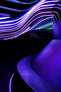 Preview wallpaper tunnel, wavy, glow