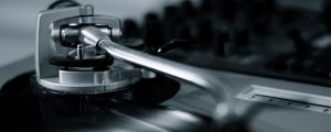 Preview wallpaper turntable, vinyl, music, black and white