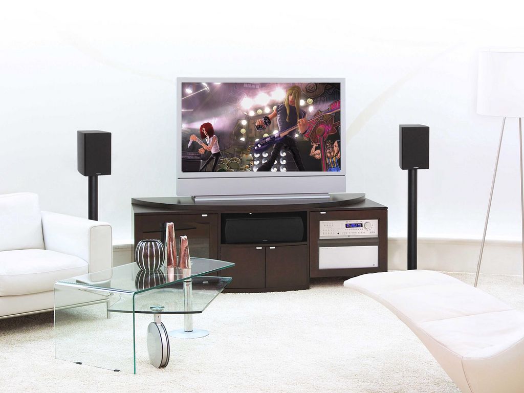 Download wallpaper 1024x768 tv, furniture, style, modern standard 4:3 hd  background