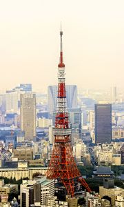 Preview wallpaper tv tower, tower, city, buildings