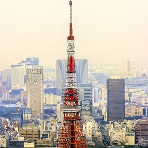 Preview wallpaper tv tower, tower, city, buildings