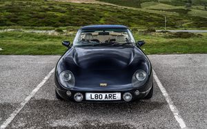 Preview wallpaper tvr griffith, car, black, sports car, nature