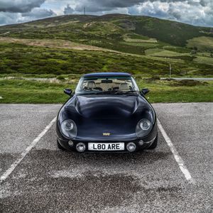 Preview wallpaper tvr griffith, car, black, sports car, nature