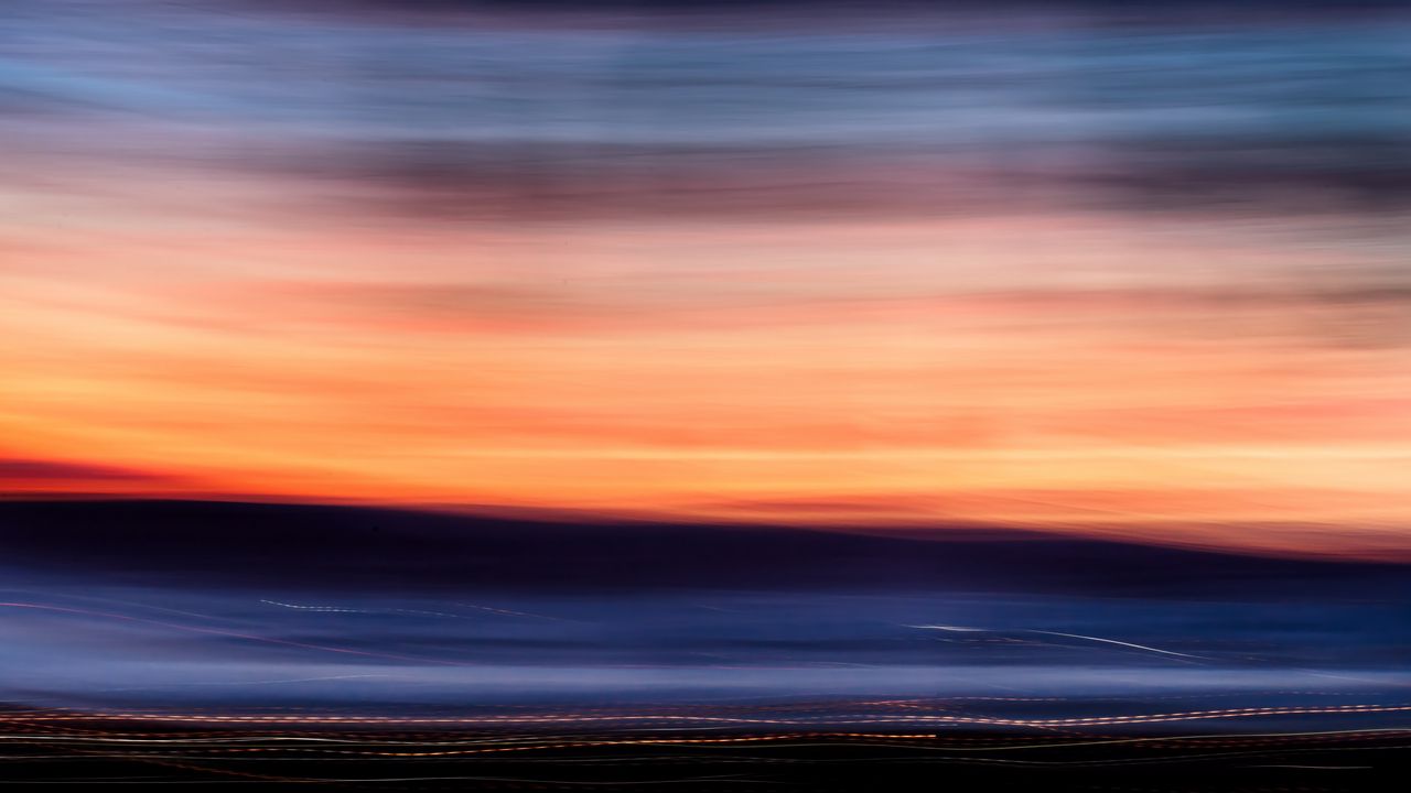 Wallpaper twilight, sky, blur, evening, dark