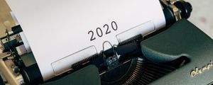 Preview wallpaper typewriter, 2020, inscription