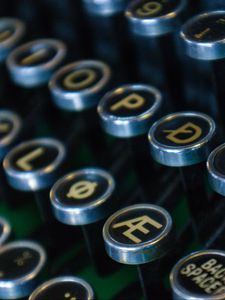 Preview wallpaper typewriter, keys, symbols
