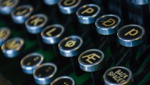 Preview wallpaper typewriter, keys, symbols