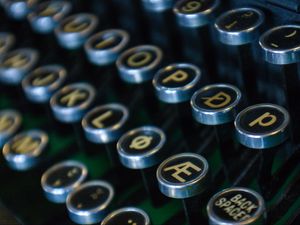 Preview wallpaper typewriter, keys, symbols