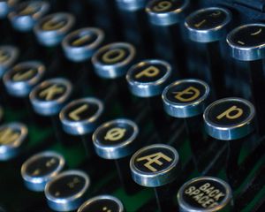 Preview wallpaper typewriter, keys, symbols