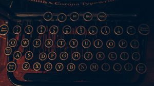 Preview wallpaper typewriter, letters, numbers