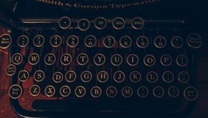 Preview wallpaper typewriter, letters, numbers