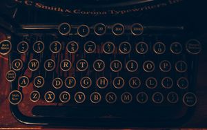 Preview wallpaper typewriter, letters, numbers