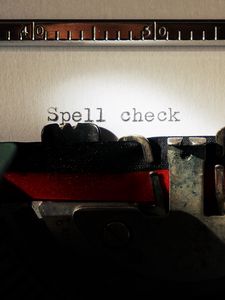 Preview wallpaper typewriter, text, print, letters